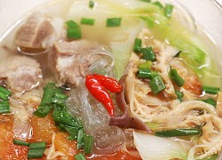 Món miến nấu canh măng sườn ngon đậm đà