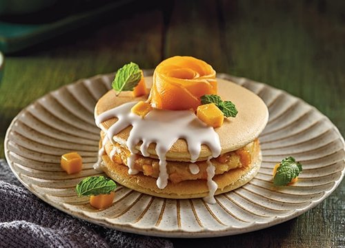 Pancake đậu xanh cốt dừa