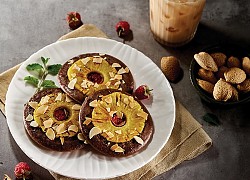 Pancake dứa hạnh nhân