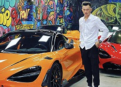 Phan Công Khanh 'chơi trội', đỗ McLaren 720S Spider ngay trước 'siêu' biệt thự của Vũ Khắc Tiệp