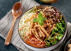 Salad đậu hũ chiên