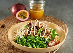 Salad hoa thiên lý thịt bò