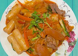 Tận dụng cơm nguội còn dư chế biến món bánh gạo tokbokki siêu ngon, siêu dễ !