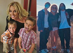 Britney Spears 'giật mình' khi hai con lớn nhanh