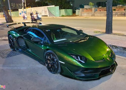 Chi tiết Lamborghini Aventador SVJ sở hữu màu sơn lạ tại Việt Nam