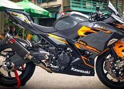 Chiêm ngưỡng Kawasaki Ninja 400 độ lại bằng nhiều trang bị hàng hiệu