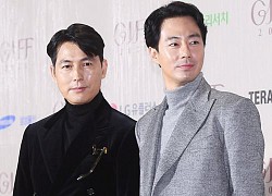 Siêu thảm đỏ nóng nhất Kbiz: Hai tài tử "đẹp hơn hoa" Jung Woo Sung và Jo In Sung gây sốt khi đứng chung khung hình