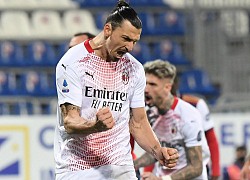 Ibrahimovic đưa Milan lên đỉnh bảng Serie A