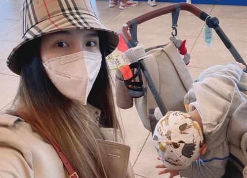 Kỳ Hân đưa các con về Việt Nam sau đám cưới quê chồng