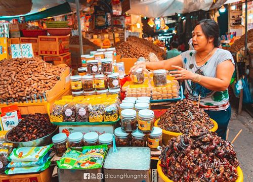 Lang thang An Giang, "lạc vào thiên đường" ẩm thực chợ Châu Đốc