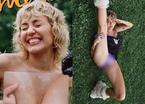 Lâu lắm mới thấy Miley Cyrus "bung xõa" mà đẹp xỉu cỡ này, tạo dáng hiểm phô cả phần nhạy cảm nhưng vẫn được khen vì 1 lí do