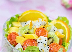 Món salad hoa quả bổ sung vitamin cho cả nhà