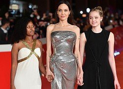 Angelina Jolie và hai con gái dự liên hoan phim Rome