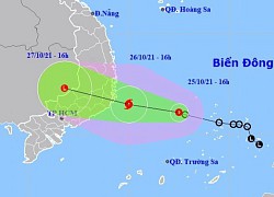 Áp thấp nhiệt đới hướng vào các tỉnh Khánh Hòa &#8211; Ninh Thuận