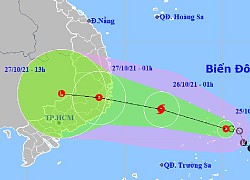 Áp thấp nhiệt đới sẽ gây mưa lớn từ Đà Nẵng đến Bình Thuận và Tây nguyên