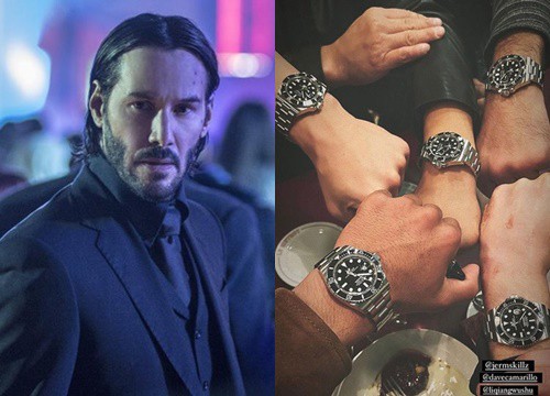 Keanu Reeves tặng đồng hồ Rolex cho bốn diễn viên đóng thế