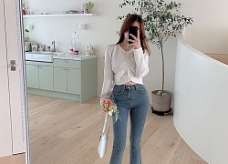 Kiểu quần jeans đang hot ngang ngửa jeans ống rộng: Sang chảnh, kéo chân tít tắp