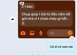 Nam sinh 2 tháng trời học online không chép bài vội cầu cứu bạn nhưng lại sợ xanh mặt vì hành động này: Xin chừa không dám lười nữa!