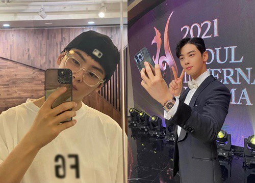 Netizen soi ra Cha Eun Woo vừa đổi iPhone 13 mới, nhưng lại cực kì "chung tình" với một mẫu ốp đặc biệt