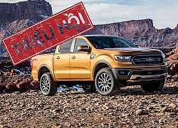 Triệu hồi Ford Ranger vì lỗi dây đai an toàn