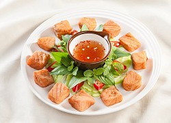 Cá hồi chiên mắm dừa