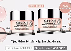 Clinique đang sale mạnh: Mua 1 tặng 1 trên Lazada, mua dịp 11/11 cực hời