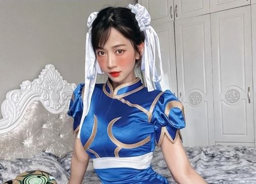 Đây mới chuẩn Chun-Li 18+ mà game thủ ao ước, so về độ sexy hở bạo thì Lê Bống đúng là "không đủ tuổi"