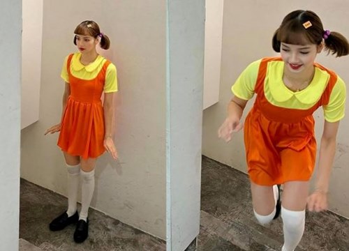 Loạt idol K-pop hóa trang thành "búp bê Squid Game"