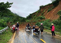 Mưa lớn gây sạt lở nhiều tuyến đường ở Lai Châu