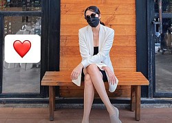 Vẫn chụp OOTD ở quán quen nhưng lần đầu Hà Tăng trông khác thế này