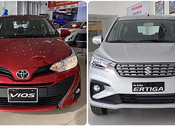 Với 500 triệu, mua Vios 'thần thánh' hay xe 7 chỗ Ertiga để chạy dịch vụ?