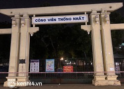 Hà Nội: Tạm phong tỏa công viên Thống Nhất sau khi ghi nhận bảo vệ mắc Covid-19