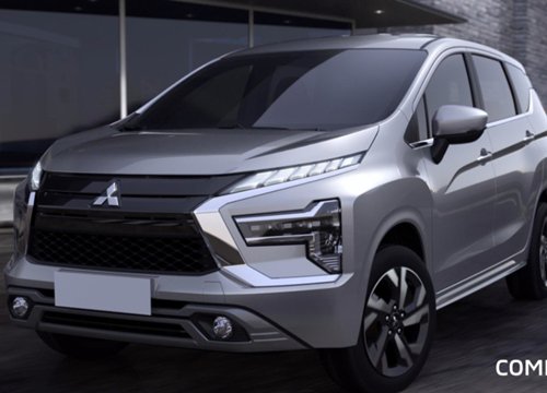 Ảnh chính thức của Mitsubishi Xpander facelift rò rỉ ngay trước giờ G