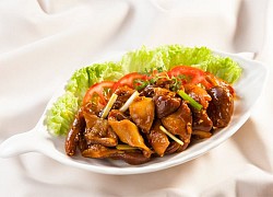 Bao tử kho xốt cay