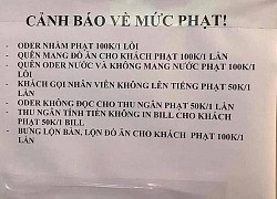 Đi làm nhưng bước chân vô quán sơ hở là bị phạt &quot;khủng&quot;, chủ muốn nhân viên sống sao?