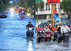 Người Cần Thơ "ngụp lặn" với triều cường, nước lớn