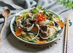 Phở xào - món ngon chiều đông Hà Nội