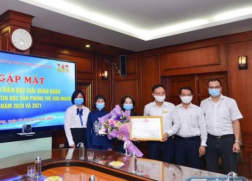 2 sinh viên Đại học Hàng Hải Việt Nam thi chung kết Tin học văn phòng thế giới