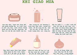 Mẹo hạn chế khô nẻ da khi giao mùa