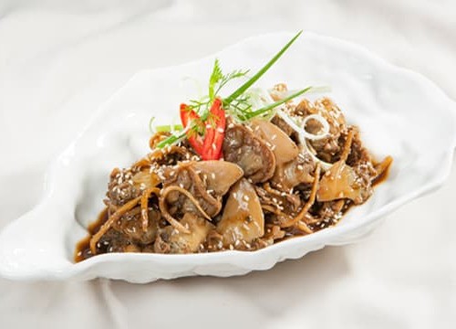 Nghêu kho gừng