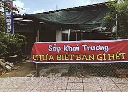 Quán treo biển &#8220;Sắp khai trương&#8221; nhưng dòng chữ bên dưới khiến khách khứa té ngửa, dân mạng lại đồn có 1 âm mưu này