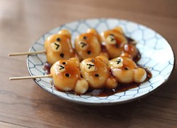 Bánh trôi Rilakkuma Mitarashi Dango kiểu Nhật