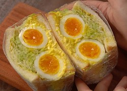 Bữa brunch với bánh mì sandwich bắp cải trứng kiểu Hàn Quốc