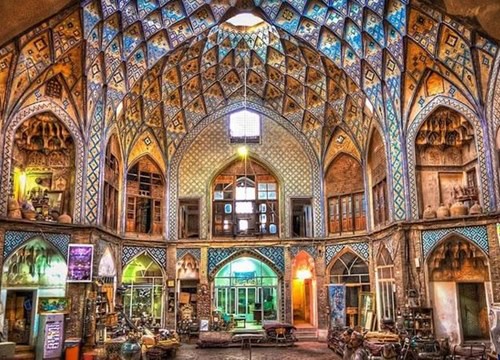 Cảnh đẹp ngỡ ngàng trong chợ cổ ở Iran