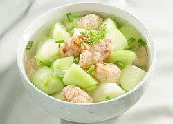 Canh dưa hường tôm viên