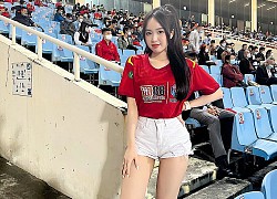 Danh tính hot girl ngồi cạnh Trâm Anh trên sân SVĐ Mỹ Đình: Từng "phá đảo" MXH Trung Quốc