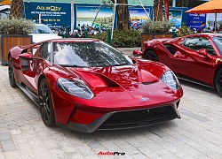 Ford GT lần đầu 'xuống phố' cùng Ferrari 488 Pista Spider, khoe sắc tại 'thánh địa siêu xe' mới ở TP.HCM