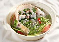 Lẩu cá hồng nhúng giấm