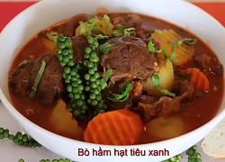 Bò nấu pate tiêu xanh