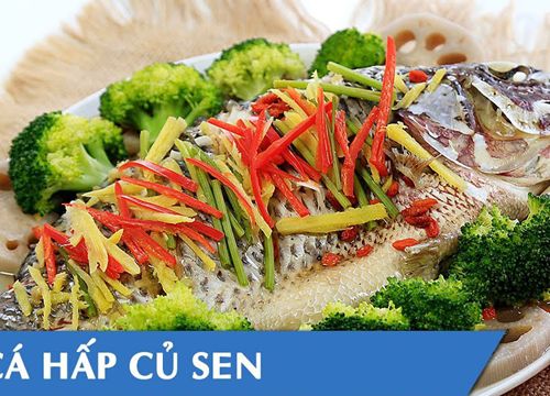 Cá hấp củ sen